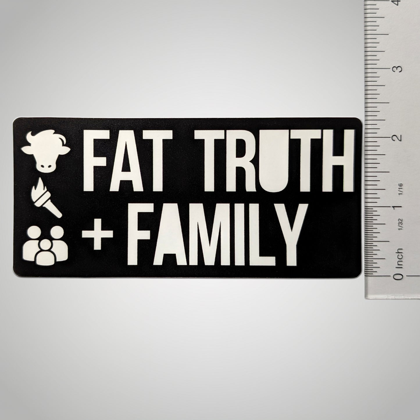 Fat, Truth + Family — Sticker 3 Pack