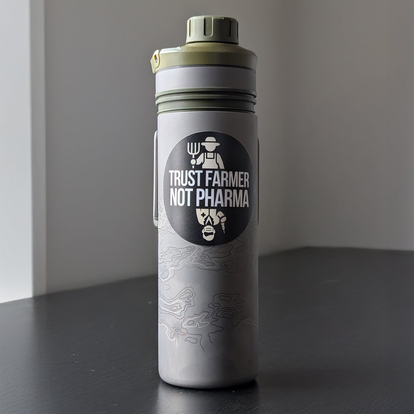 Trust Farmer, Not Pharma — Sticker 3 Pack